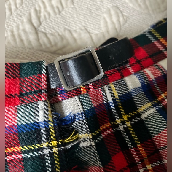 Woman’s Scottish Kilt skirt red plaid - Picture 3 of 4